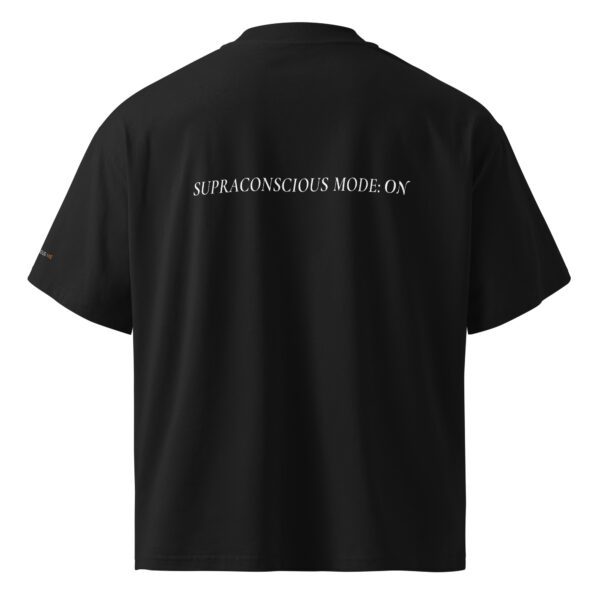 Unisex organic oversized high neck t shirt black back 6864c8f16041a jpg