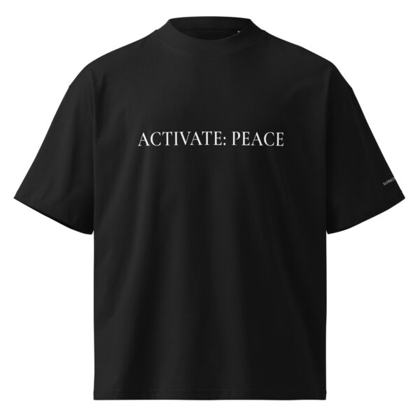 Unisex organic oversized high neck t shirt black front 6864c8f15f61b jpg