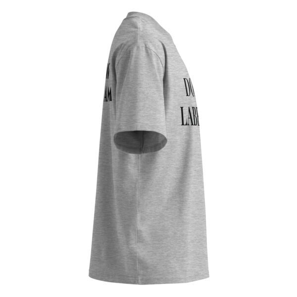 Unisex organic oversized high neck t shirt heather grey right 6867a26b99334 jpg