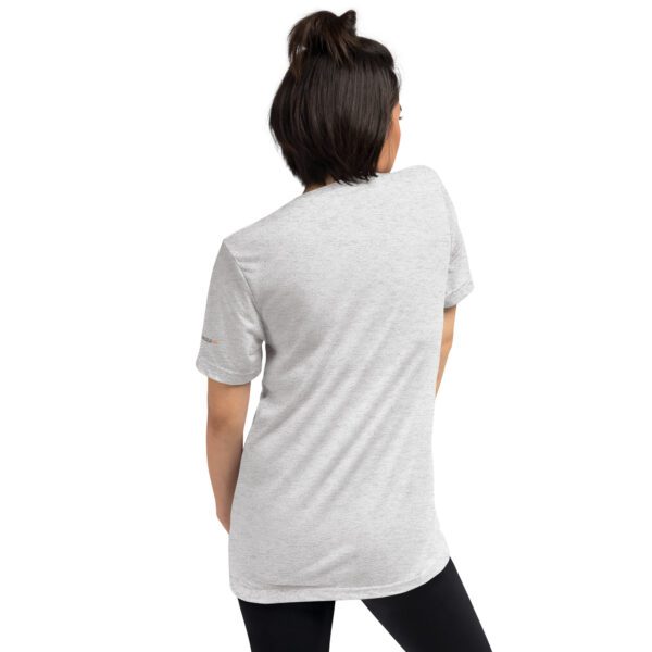 Unisex tri blend t shirt white fleck triblend back 6867a7440fe71 jpg